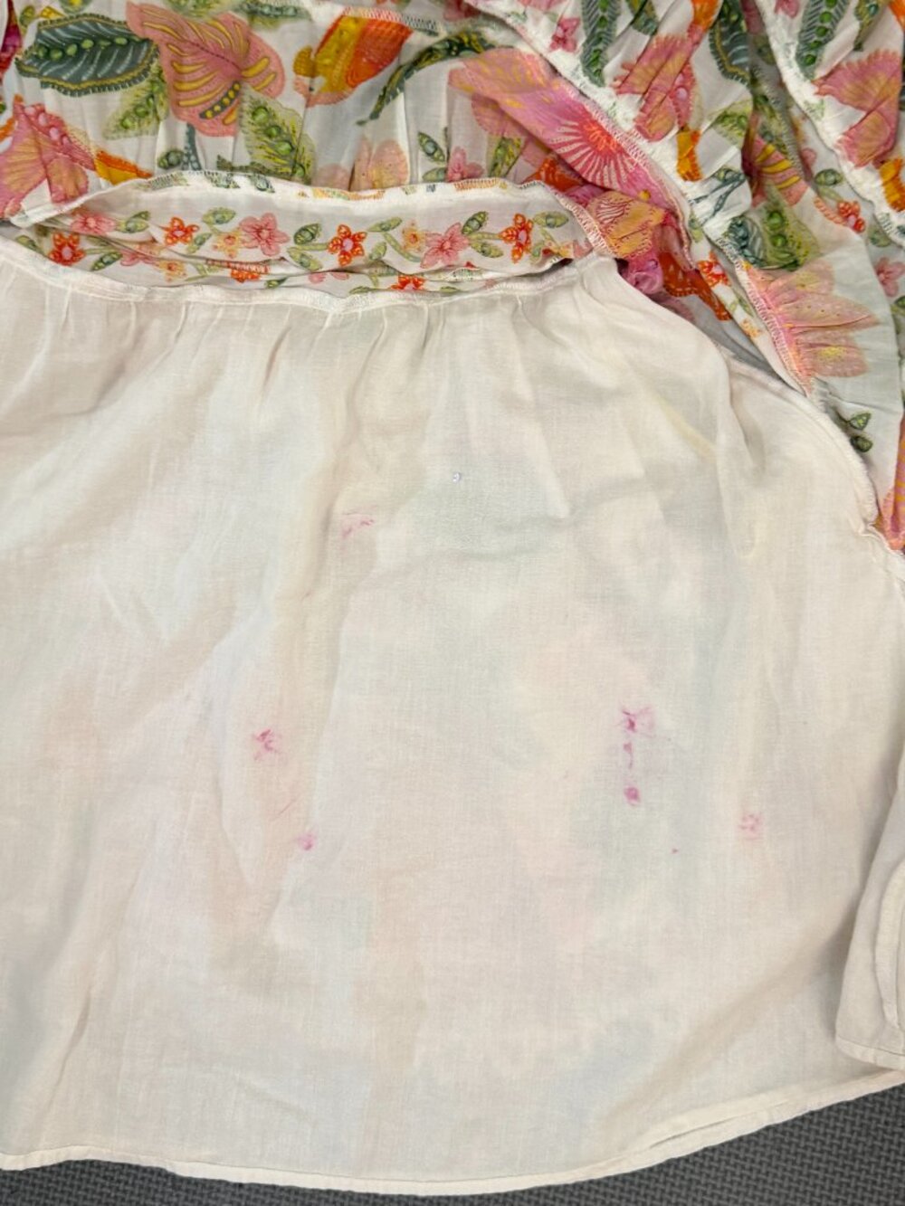 FARM Rio Macaw Bloom Off-White Mibni Dress- XS- MSRP $215 - Picture 16 of 16